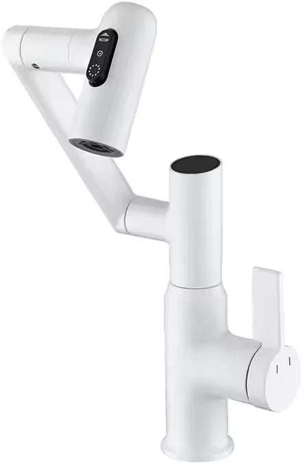 TurnFlow™: Single Hole Rotatable Faucet with Temperature Display - BF2204